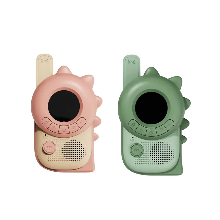 The Zoo Family Zoo Walkie Talkie - Dino Pink/Dino Green