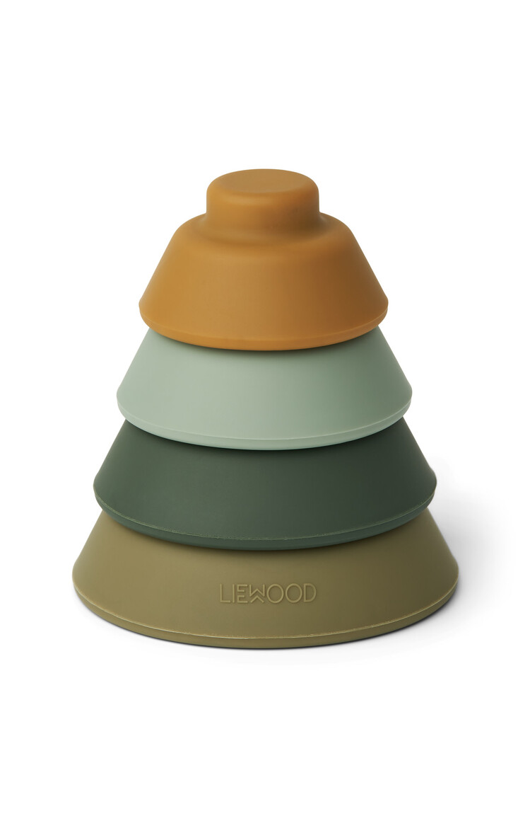 Liewood Walter Stacking Tower Tree - Green Multi Mix
