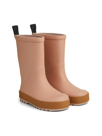 Liewood River Regenlaarsjes - Dark Rose/Mustard Mix