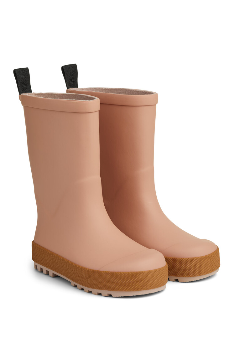 Liewood River Rain Boot - Dark Rose/Mustard Mix