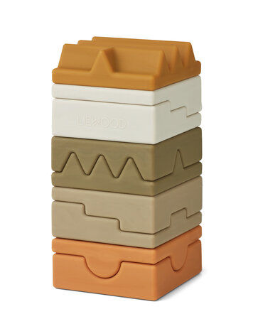 Liewood Morgan Stacking Tower - Khaki Multi Mix