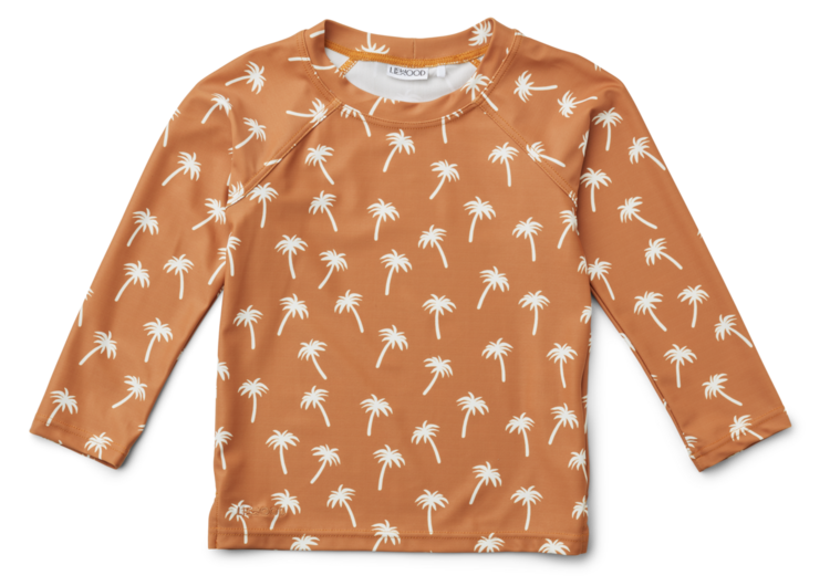 Liewood Noah Swim Tee - Palms/Almond