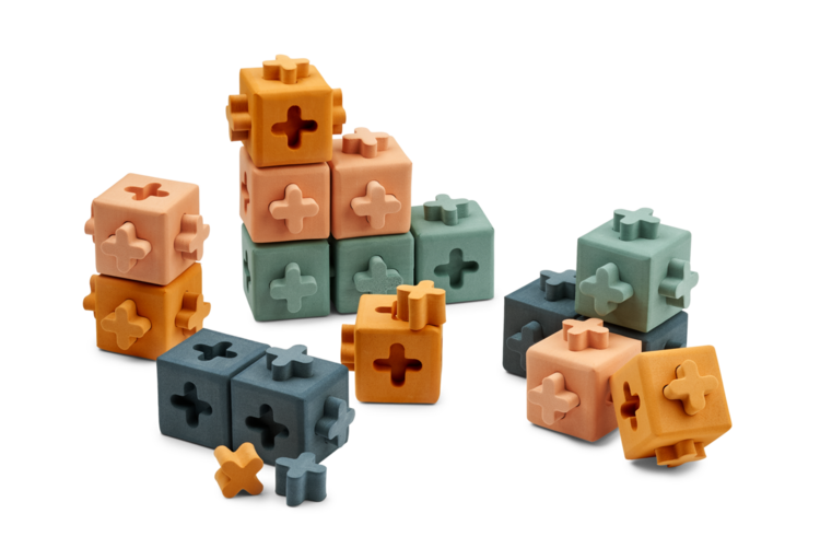 Liewood Pierce Building Blocks - Mustard Multi Mix