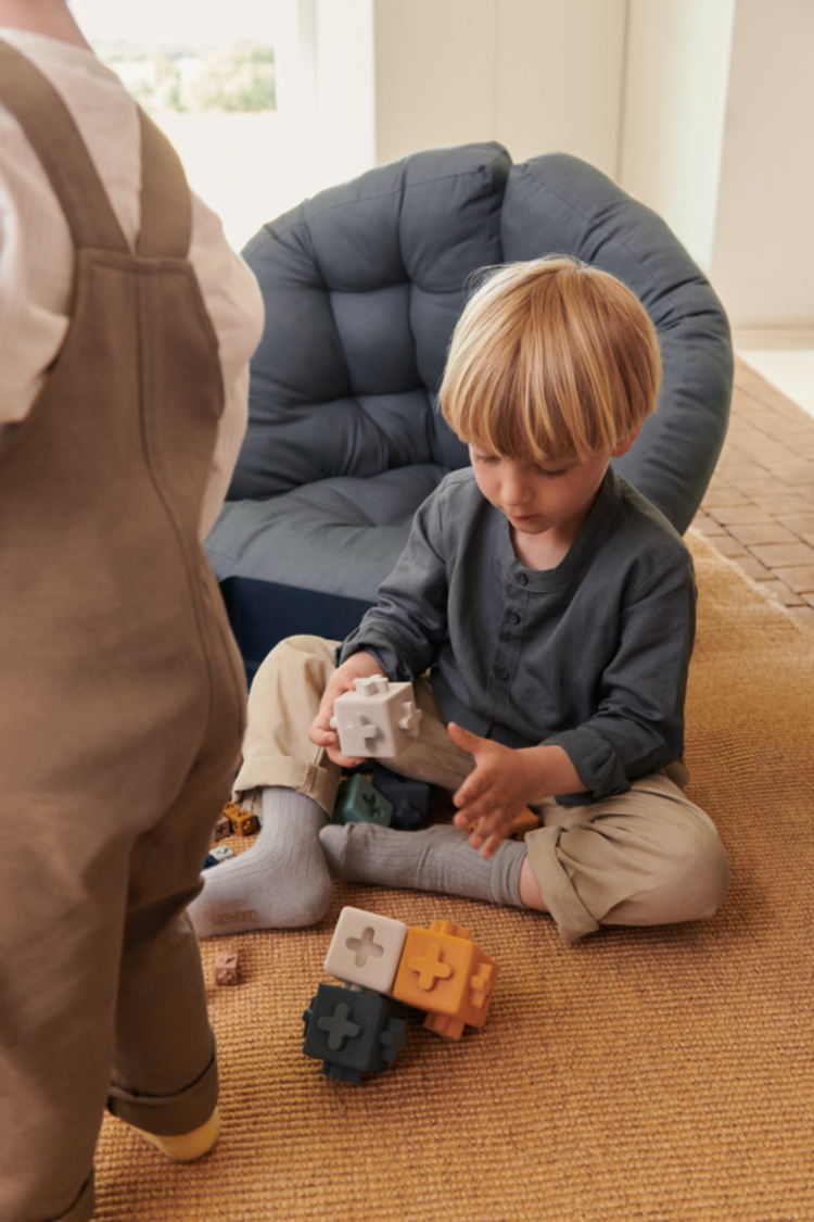 Liewood Pierce Bouwblokjes - Mustard Multi Mix