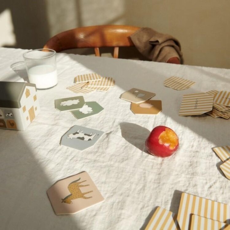 Liewood Wallis Memo Game - Farm