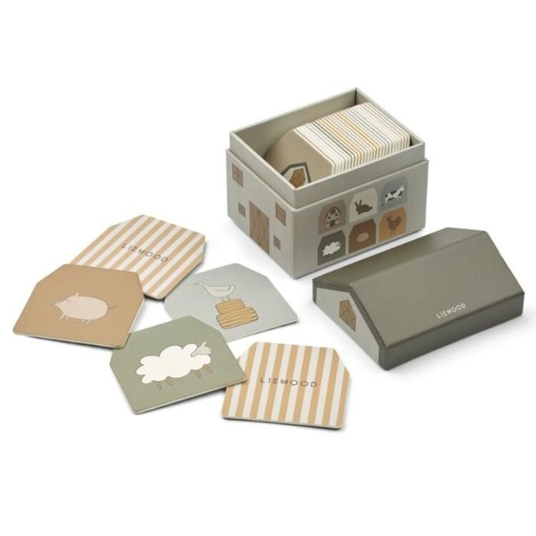 Liewood Wallis Memo Game - Farm