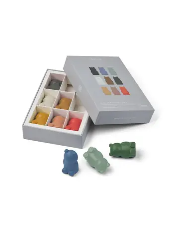 Liewood Wallace Crayons 9-Pack - Yellow Mellow Multi Mix