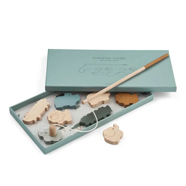 Liewood Sebastian Fishing Game - Safari/ Golden Caramel Multi Mix