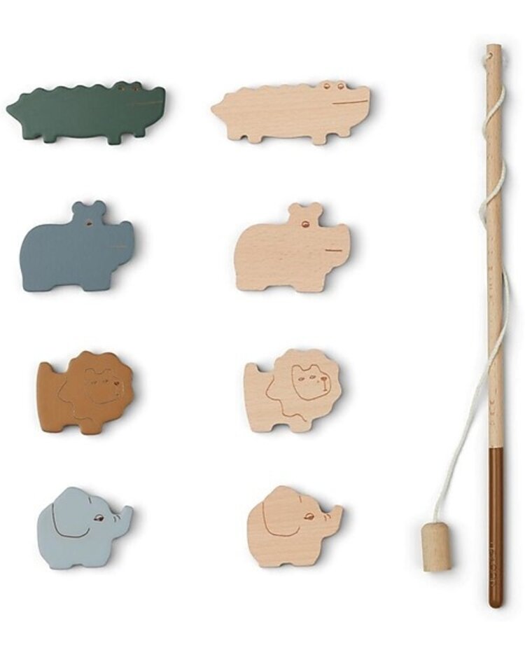 Liewood Sebastian Fishing Game - Safari/ Golden Caramel Multi Mix