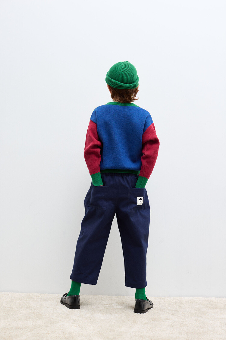 Weekend House Kids Rainy Dog Jumper - Sand