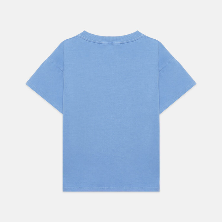 Weekend House Kids Blue Dog T-shirt - Soft Blue