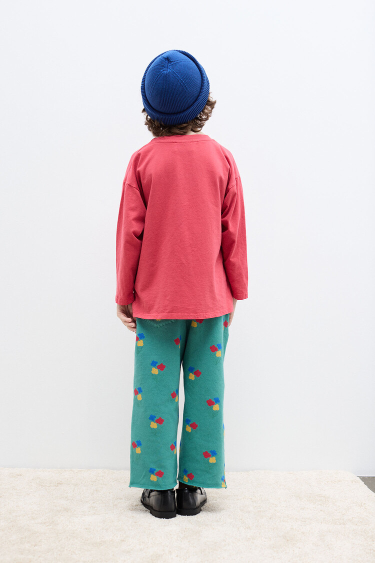 Weekend House Kids Rainy Dog LS Sweatshirt - Red