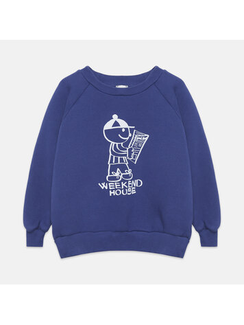 Weekend House Kids Good News Club Sweatshirt - Dark Blue