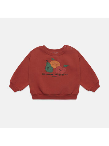 Weekend House Kids Fruity Sweatshirt - Clay