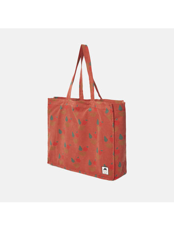 Weekend House Kids Fruity All Over Corduroy Bag - Clay