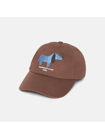 Weekend House Kids Blue Dog Cap - Brown