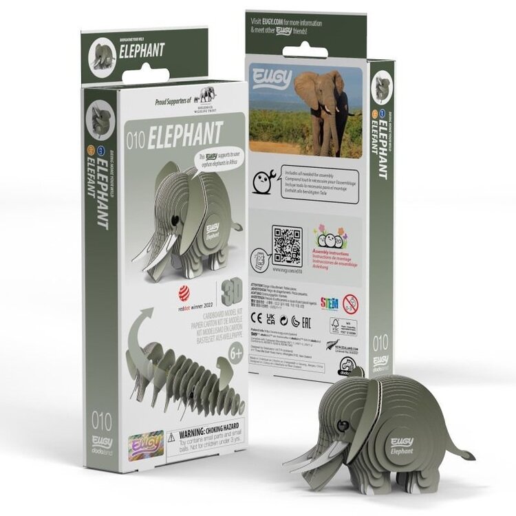 3D Kit Cardboard - Elephant