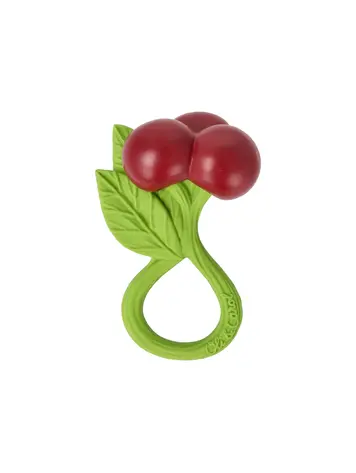 Oli & Carol Rattle Toy - Cherry
