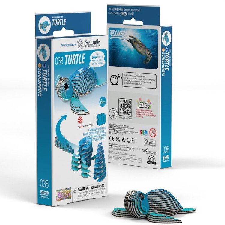 3D Kit Karton - Zeeschildpad