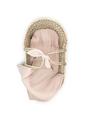 Babyshower Doll Basket Bedlinen - Nude Powder