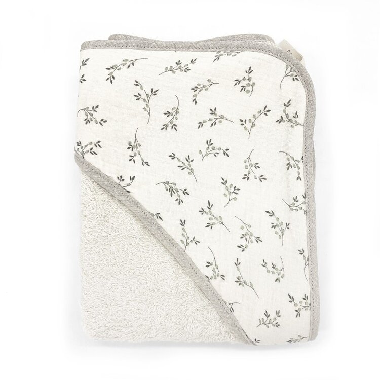 Babyshower Bath Cape - Olive Bloom