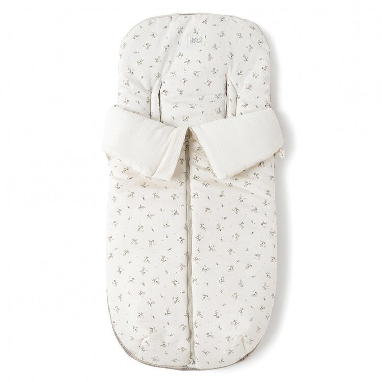 Babyshower Stroller Footmuff - Roseberry Canvas