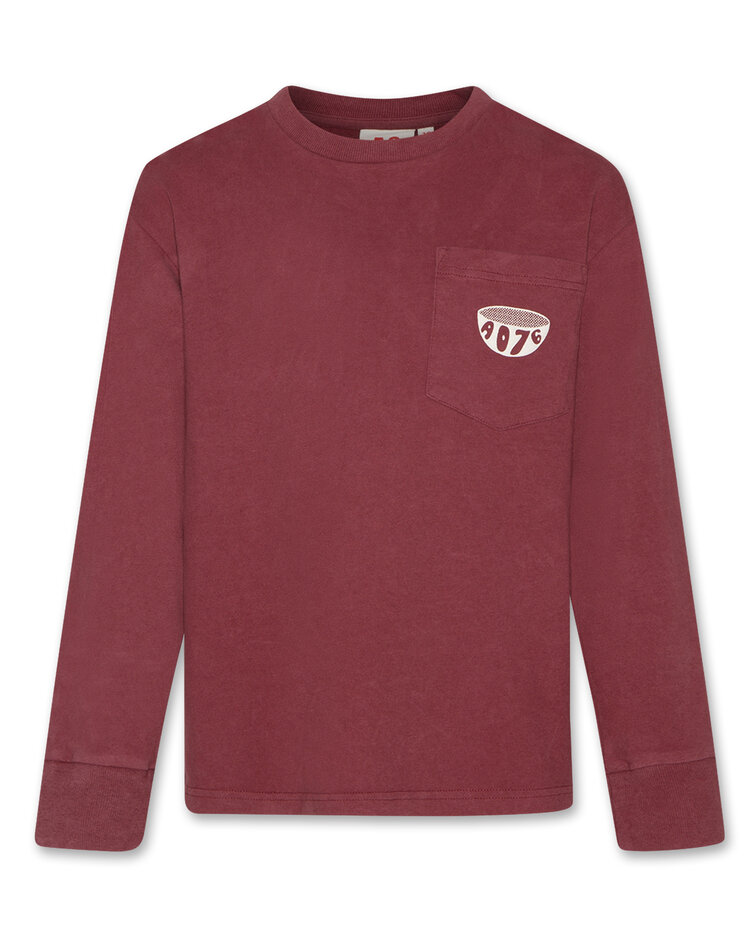 American Outfitters Finley T-shirt Ramen - Bordeaux