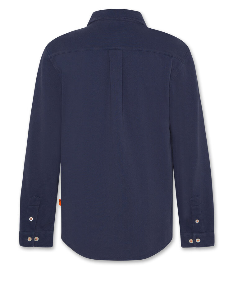 American Outfitters Dan Shirt Pique - Indigo