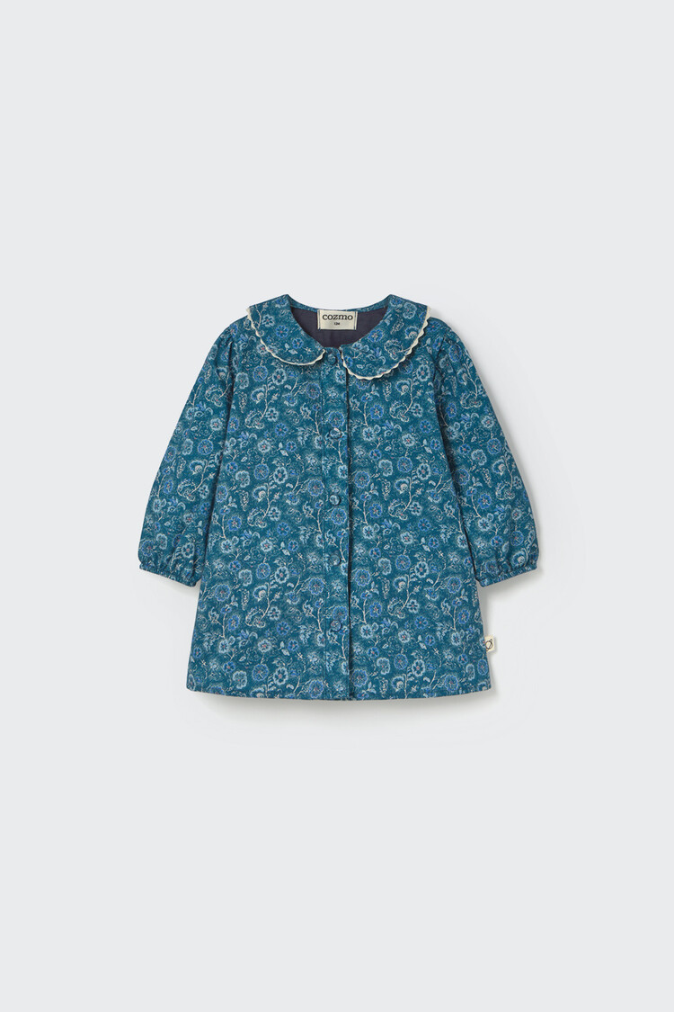 COZMO Tirana Corduroy Dress - Navy