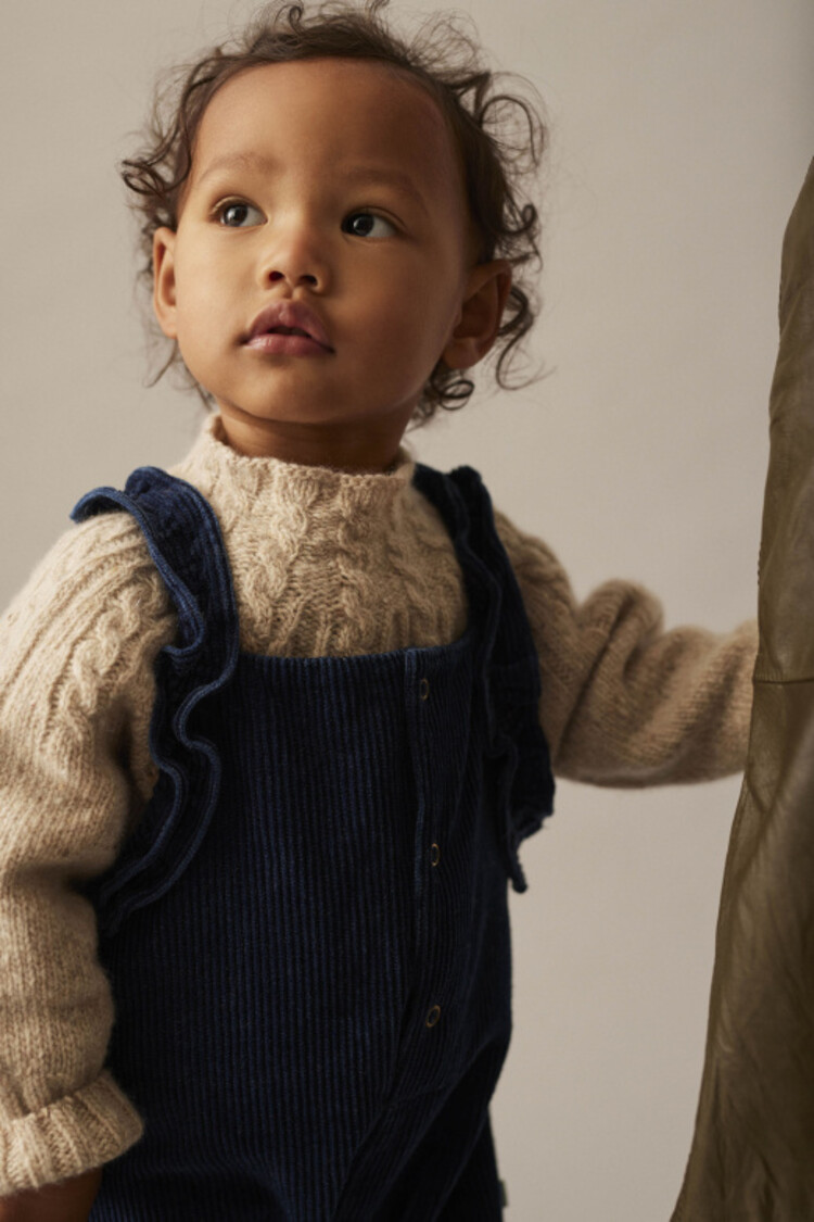 COZMO Lily Corduroy Denim Overall - Navy