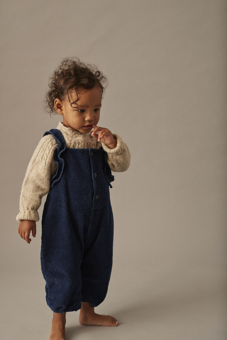 COZMO Lily Corduroy Denim Overall - Navy