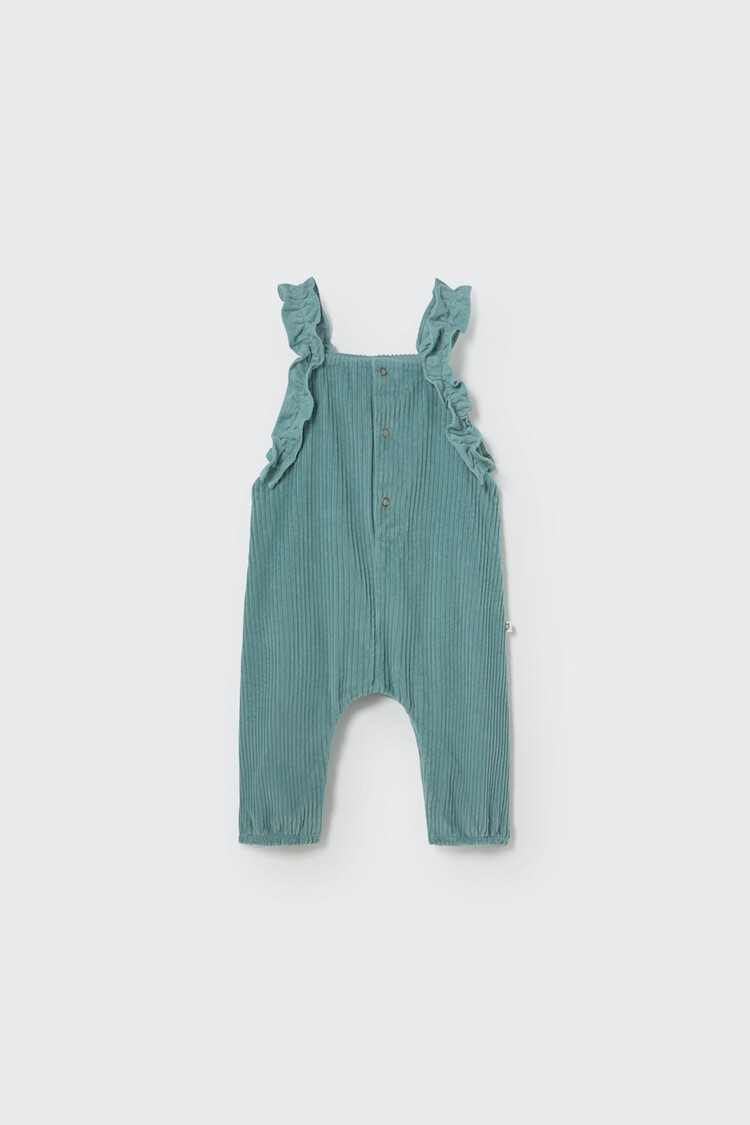 COZMO Lily Wide Corduroy Overall - Artic Blue