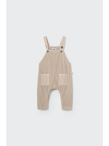 COZMO Dax Wide Corduroy Overall - Ecru