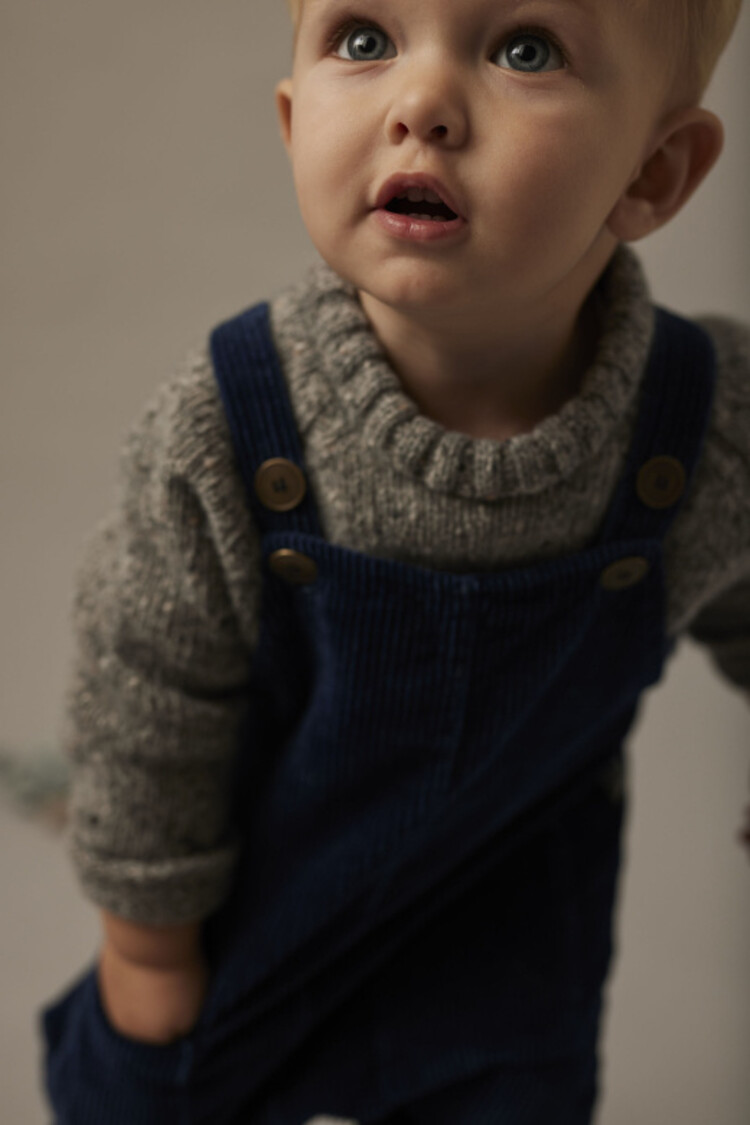 COZMO Dax Corduroy Overall Denim - Navy