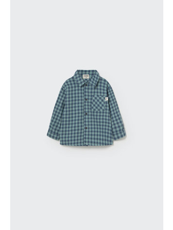 COZMO Samuel Gingham Shirt - Artic Blue