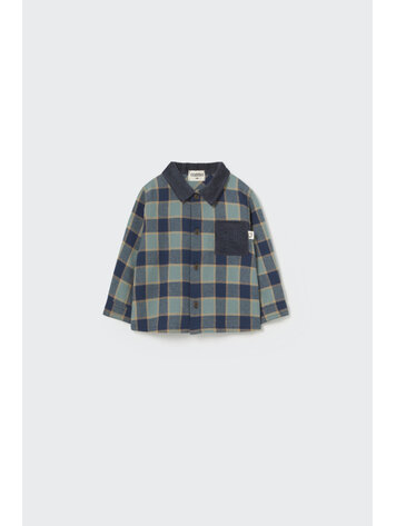 COZMO Tokio Check Shirt - Artic Blue