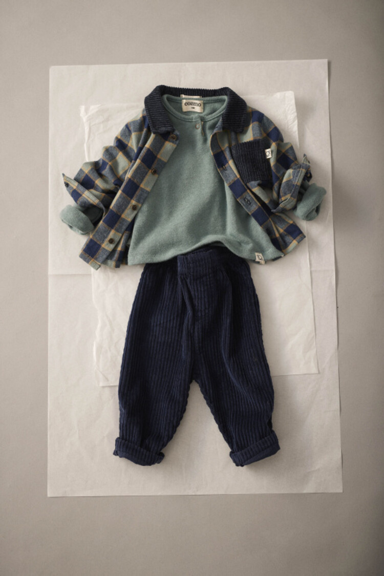 COZMO Tokio Check Shirt - Artic Blue