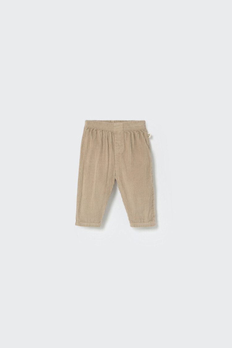 COZMO Miki Wide Corduroy Pants - Stone