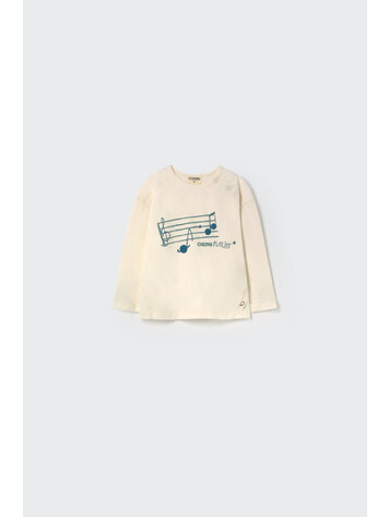 COZMO Joel  Print T-shirt - White