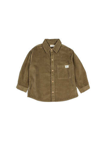 Buho Soft Velour Shirt - Kaki