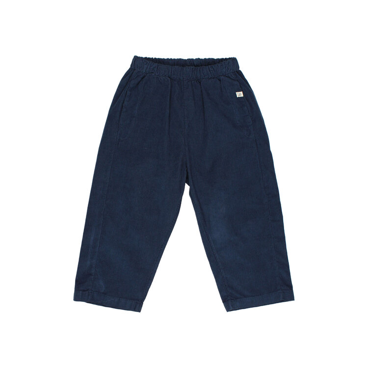 Buho Soft Velour Pants - Navy