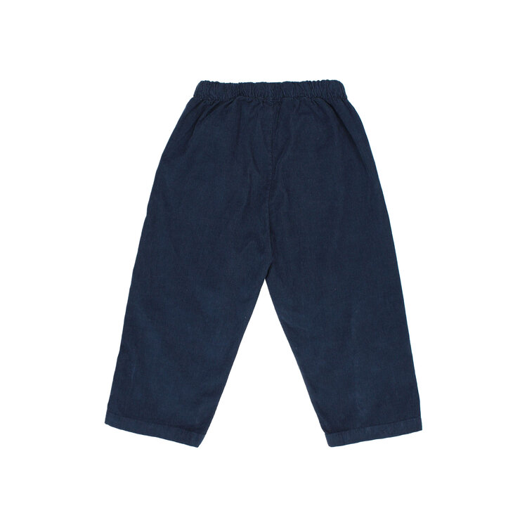 Buho Soft Velour Pants - Navy