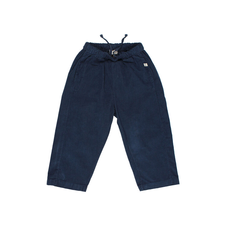 Buho Soft Velour Pants - Navy