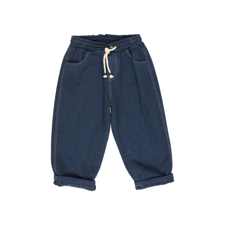 Buho Twill Pants - Navy