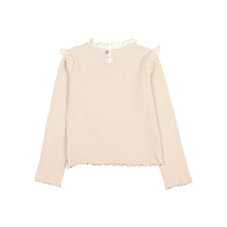 Buho Warm Rib T-shirt - Ivory