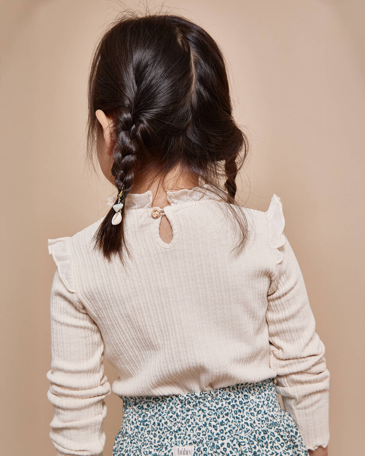 Buho Warm Rib T-shirt - Ivory