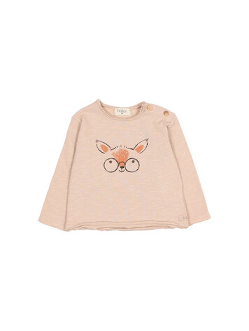 Buho Deer T-shirt - Rose