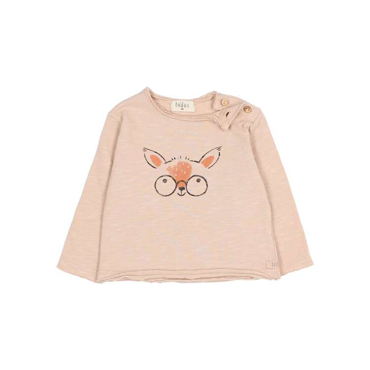 Buho Deer T-shirt - Rose