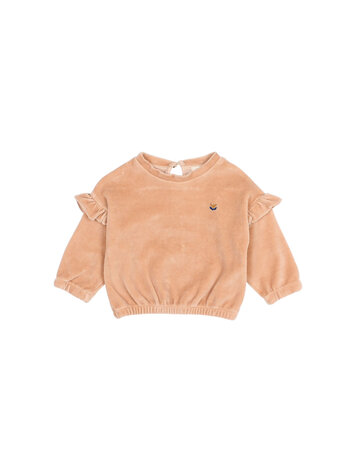 Buho Velvet Sweatshirt - Rose