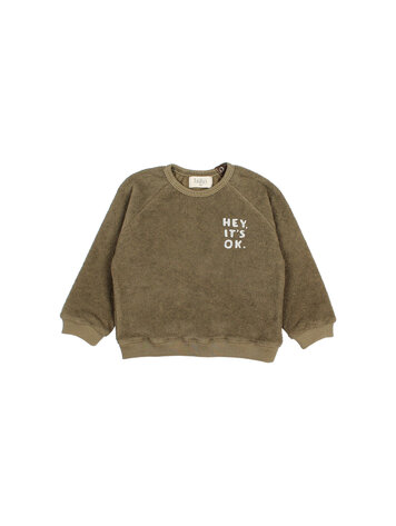 Buho Terry Sweatshirt - Kaki
